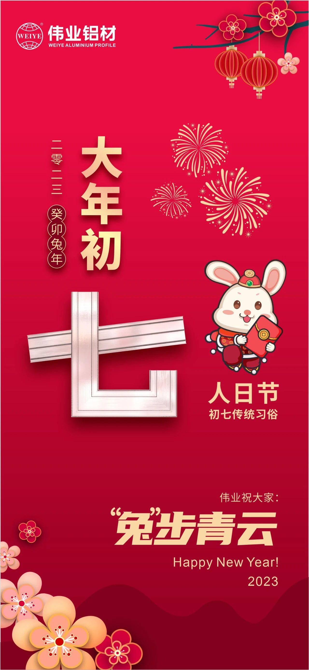大岁首七·人日节｜J9.COM祝您“兔”步青云！
